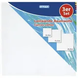 Stylex Leinwand 3er Set