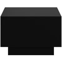 Mirjan24 Couchtisch, Schwarz, Quadratisch,Quadratisch, 60x40x60 cm, Wohnzimmer, Wohnzimmertische, Couchtische