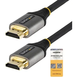 Startech StarTech.com 3m Premium zertifiziertes HDMI Kabel - High Speed Ultra HD 4K 60Hz HDMI Kabel mit Ethernet - HDR10, ARC - UHD HDMI Videokabel - Für UHD Monitore, TVs, Displays - M/M