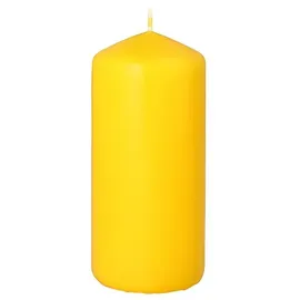 Papstar Stumpenkerze 6 x 13 cm 10 St. goldgelb