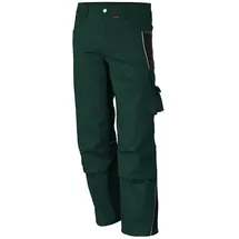 Qualitex HIGH QUALITY WORKWEAR Bundhose PRO grün/schwarz Damen: 46 Herren: 52
