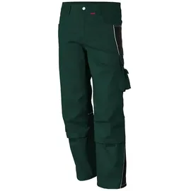 Qualitex HIGH QUALITY WORKWEAR Bundhose PRO grün/schwarz Damen: 46 Herren: 52