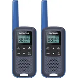 decross DC63 Blau 2er-Set DC6314104302000 PMR-Handfunkgerät