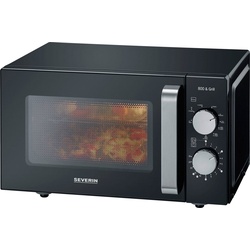 Severin Mikrowelle MW 7762, Grill, Mikrowelle, 20 l schwarz