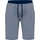 Götzburg Bermudas "Brooklyn", Herren, Gr. 52L, N-Gr, blau (blau, mittel, minimal), Single Jersey, Obermaterial: 100% Baumwolle, gemustert, bequem knielang, Hosen Bermudas, Seitentaschen, Baumwolle, locker, atmungsaktiv, pflegeleicht
