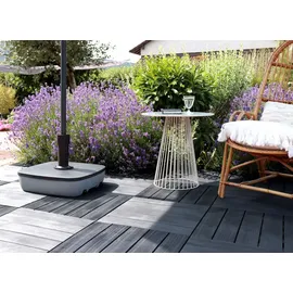 Eda Schirmständer 25/40 kg Kunststoff Grau