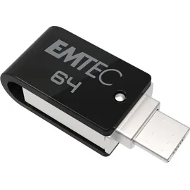 Emtec T262B Mobile & Go 64GB, USB-A 2.0/USB 2.0 Micro-B (ECMMD64GT262B)