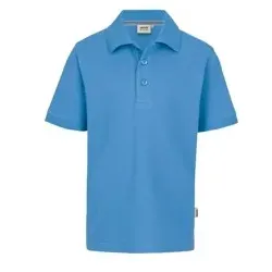 Kinder Poloshirt Classic 400, malibublau, Größe 128 - 128