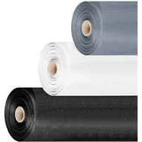 Fliegengitter Fliegennetz Meterware für Tür und Fenter Insektenschutz Gitter Insektenschutzgewebe (Breite: 150 cm, Schwarz)