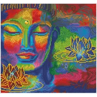 Diamond Dotz - Diamond Painting Buddha und Lotusblumen