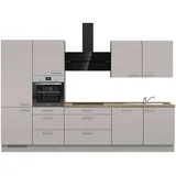 Nobilia Küchenzeile Touch II 330 cm grau