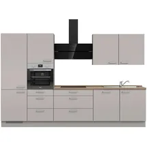 Nobilia Küchenzeile Touch II 330 cm grau