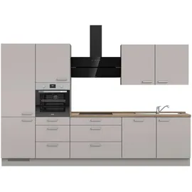 Nobilia Küchenzeile Touch II 330 cm grau
