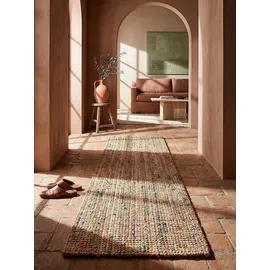 KADIMA DESIGN Läufer Boho Natur-Bunt 60 x 230 cm - ERME Kadima Design