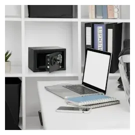 HJH Office Tresor Safe COMPACT III Stahl