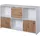 Interlink Pepeto 120 x 77 x 30 cm Weiß / Eiche Artisan