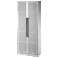 Hammerbacher Vitrine »X-Line« grau, 80x200.4x42 cm