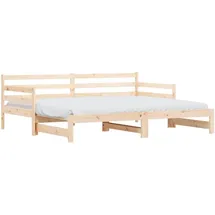 vidaXL Tagesbett 90 x 200 cm Braun