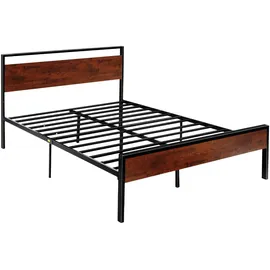 Vevor Bettrahmen Queen Size Holz Retro Braun
