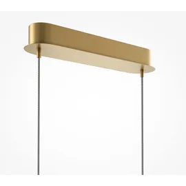 Maytoni Curve 1-flg. 98 cm Metall Messing