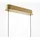 Maytoni Curve 1-flg. 98 cm Metall Messing