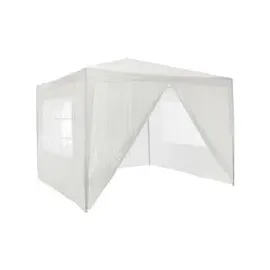 VCM Pavillon 3 x 3 m weiß inkl. Seitenteile 915690