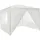 VCM Pavillon 3 x 3 m weiß inkl. Seitenteile 915690