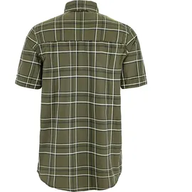 Fjällräven Abisko Hike Kurzarmhemd Laurel Green / Chalk White XS
