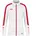 Polyesterjacke Damen 004 weiß/rot 44