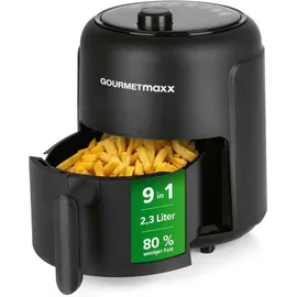 GOURMETmaxx Heißluftfritteuse 2,3l schwarz
