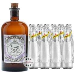 Monkey 47 Dry Gin & 10 x Schweppes Dry Tonic Set