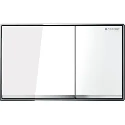 Geberit BetPl Omega60 für 2-Mengen-Sp Glas weiß