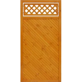 Andrewex Sichtschutzelement Toulon 90 x 180 cm Braun Holz