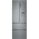 Haier B3FE742CMJW Kühl-Gefrierkombination/French Door / 70 cm Breite / 458 Liter/Wasserspender/Total No Frost/MyZone Pro/Humidity Zone/ABT, Edelstahllook