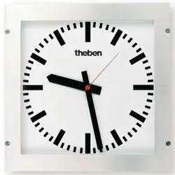 Theben 5009223 KNX Nebenuhr, einseitige Wanduhr, für Operationssaal OSIRIA 232 BQ KNX