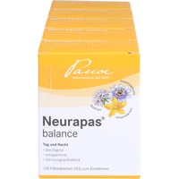Neurapas balance: 5 x 100 Tabletten - pflanzliches Antidepressivum – Johanniskraut, Passionsblume & Baldrian – stimmungsaufhellend, entspannend & beruhigend – bei leichten depressiven Verstimmungen