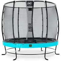 EXIT TOYS Elegant Premium Trampolin 253 cm inkl. Deluxe Sicherheitsnetz blau