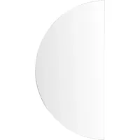 Beliani Badspiegel mit LED-Beleuchtung Silber