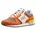 Herren Halbschuhe Orange Weiß/Grau 42