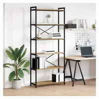 vidaXL Bücherregal 80 x 30 x 188 cm Artisan-Eiche