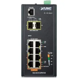 Planet IP30 Industrial GS-4215-4P4T2S 10 Ports