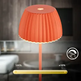 Briloner Riffle Mini LED Tischlampe Orange