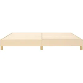 vidaXL Boxspringbettgestell 200 x 200 cm Creme