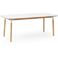 Normann Copenhagen Form Tisch 95 x 200cm | weiß | Eiche
