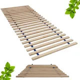 INNOVAHOME FURNITURE BY W Rollrost 140x200 cm – 22 Leisten aus Massivem Buchenholz x2, Lattenrost mit Einer Tragfähigkeit von bis zu 340 kg, Strapazierfähig und Einfache Montage – inkl. Schrauben
