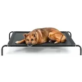 LIONTO Hundeliege L 114 x 76 cm schwarz