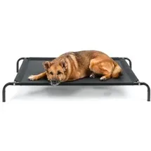 LIONTO Hundeliege L 114 x 76 cm schwarz
