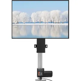 Vevor TV-Ständer für LCD-LED-Plasmafernseher, Automatischer TV-Ständer, Aufzug für Fernseher, TV Lift Halterung 97,4 bis 167,4 cm, Höhenverstellbar & Stabil Max. 60 kg