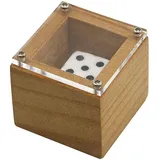 Voiakiu Magische Würfelbox, Zauberwürfel Holzkiste, Magic Stage Illusion Requisiten für Kinder, Erwachsene, Familie, echtes Zaubertrick-Würfelspielzeug