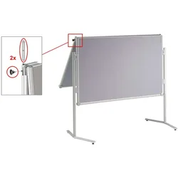 Sterngriff-Schrauben Moderationstafel MAULpro, klappbar